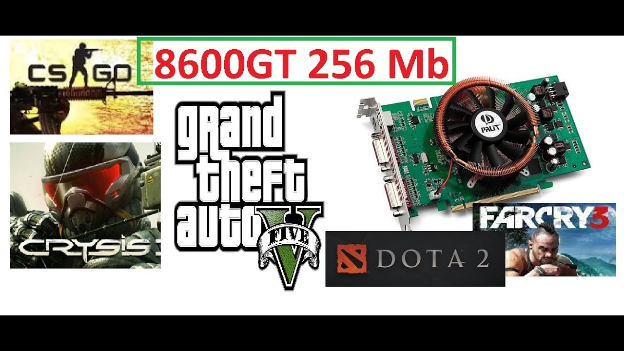 8600GT 256 Mb Games in 2020