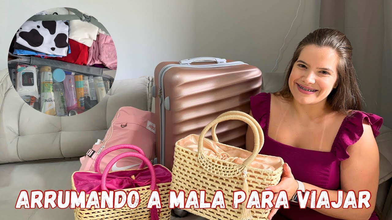 ARRUMANDO A MALA PARA VIAJAR / VIAGEM PARA PRAIA 🏖️🌊