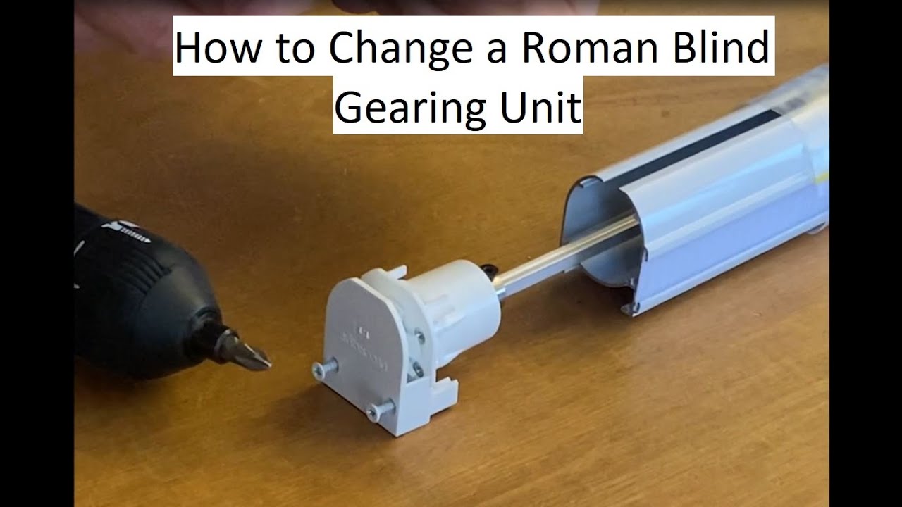 Roman Blind Sidewinder / Headrail Unit - Changing Winder / Gearing Unit From Curtains Made Simple
