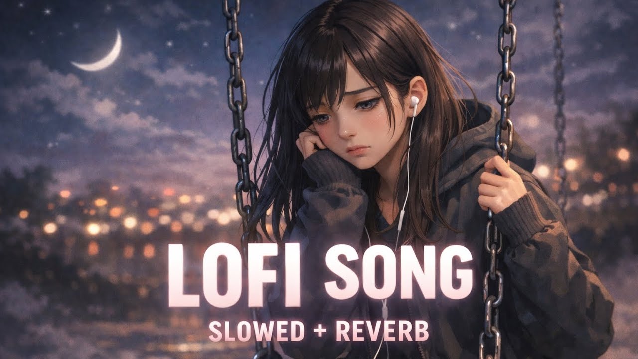 🎵“Pain in Silence 💔 | Lofi Slowed & Reverb | Alone at Night”🌃