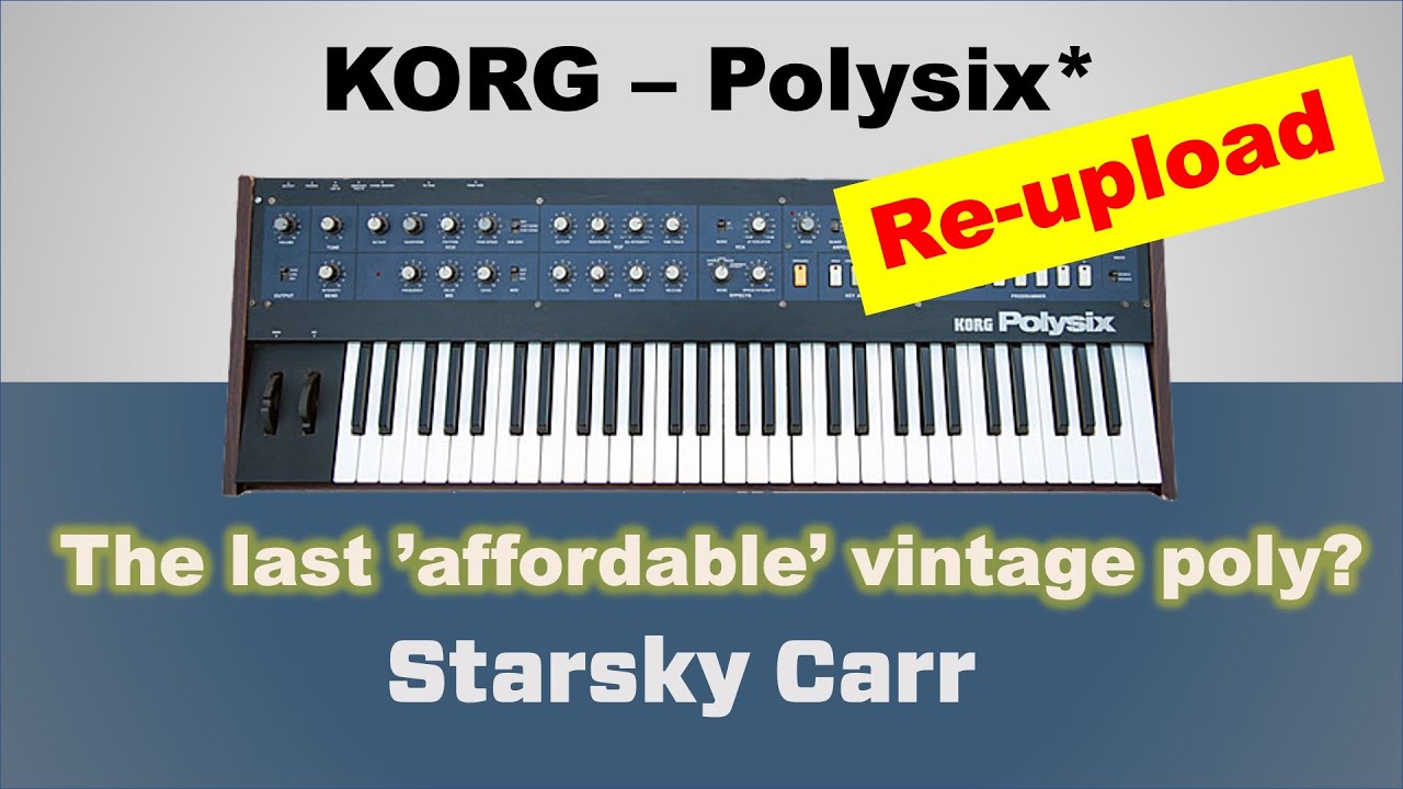 KORG Polysix // Винтажная выгодная покупка? // Прохождение и демо