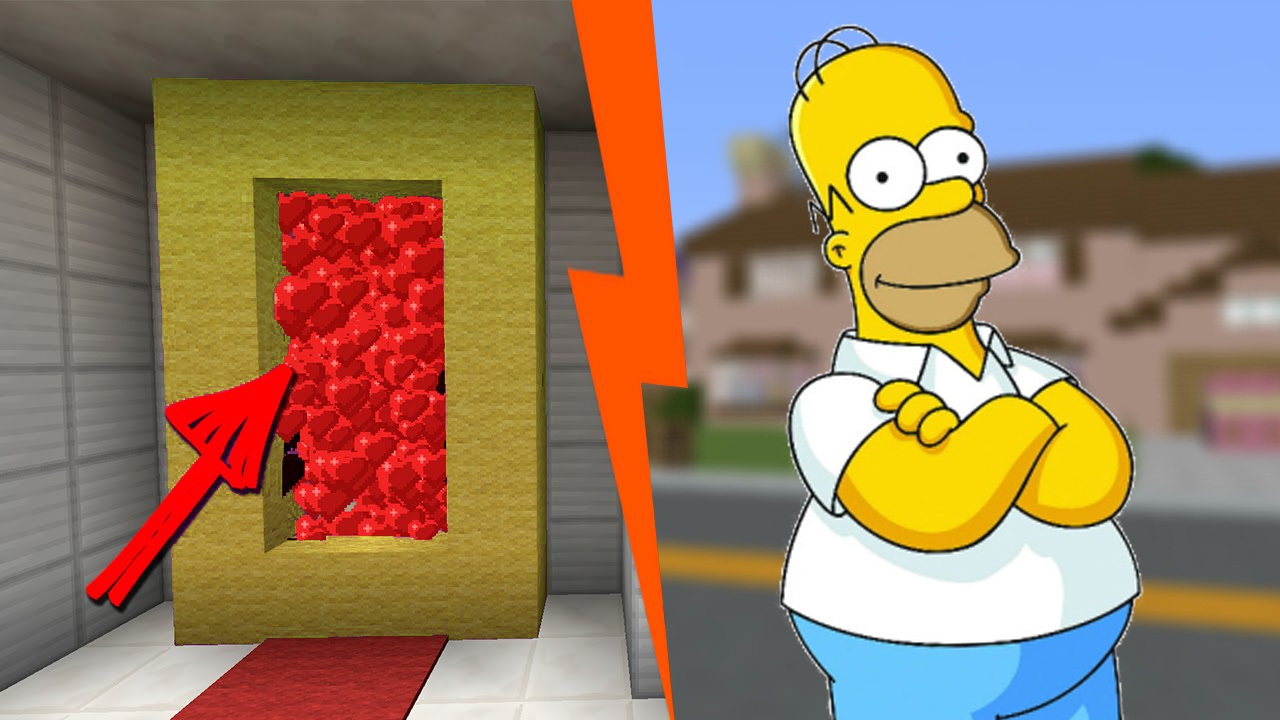 COMO FAZER UM PORTAL PARA O MUNDO DO OS SIMPSONS - MINECRAFT