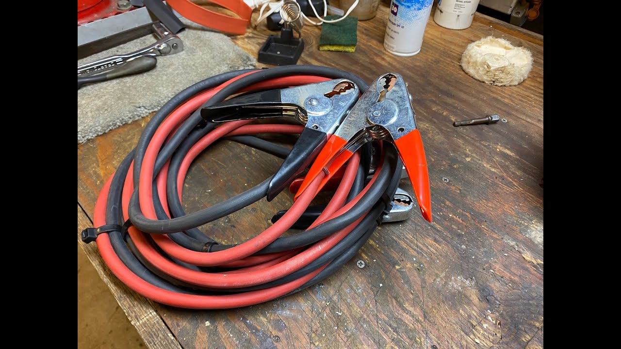Make your own heavy duty jumper cables - easy project!