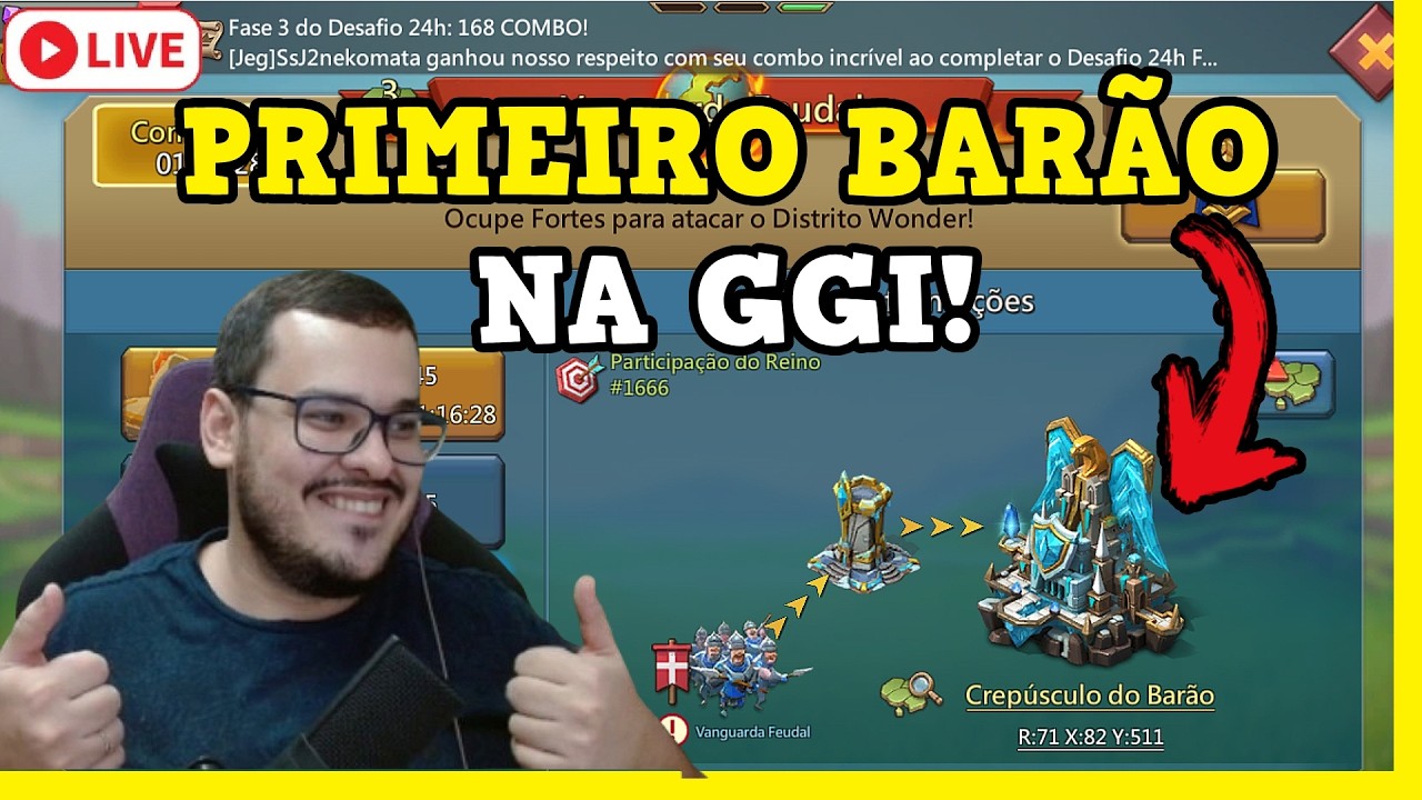 🔴LORDS DO ZERO - SEM PATROCÍNIO DA IGG! #145 Lords Mobile