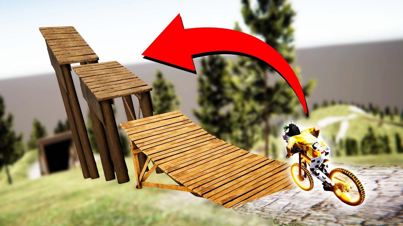 THE TRIPLE BIKE JUMP! (Descenders)