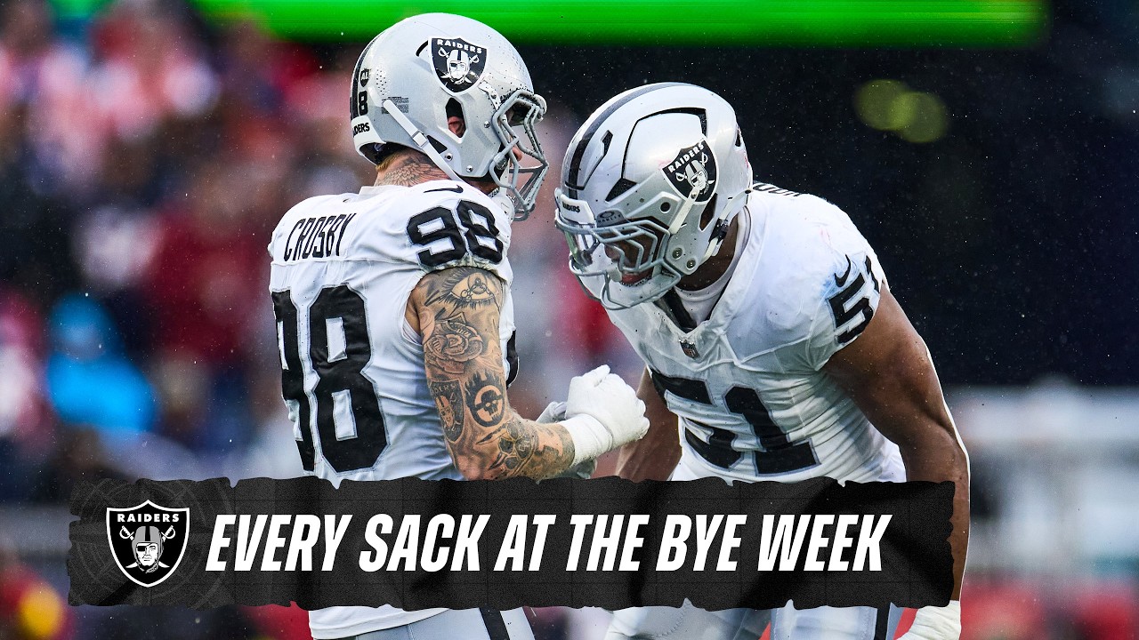 Every Raiders Sack at the Bye Week | Highlights