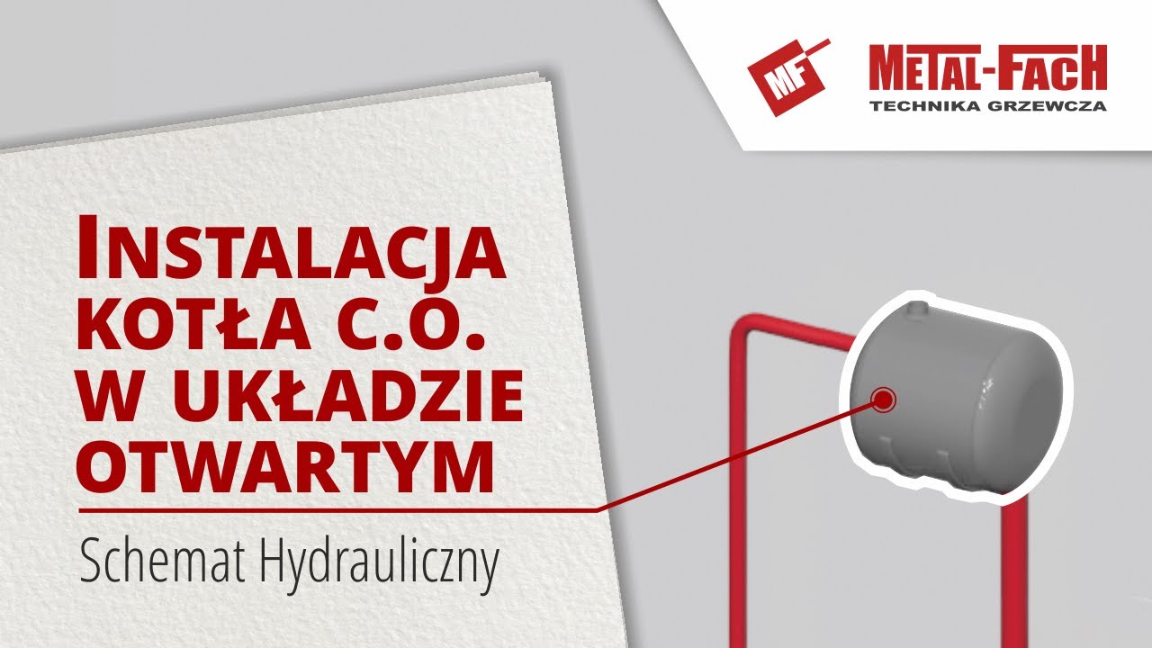 Instalacja kotła c.o. w układzie otwartym