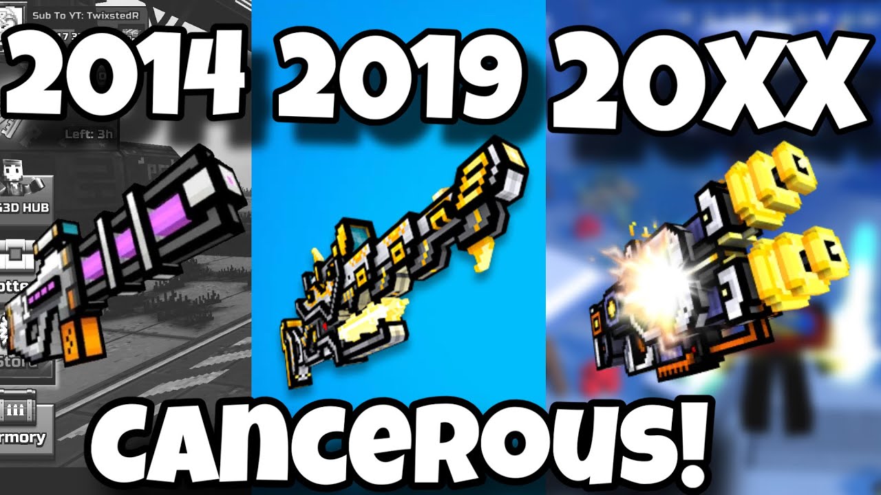 Most CANCEROUS WEAPON From EVERY YEAR! (2014-2026!) - Pixel Gun 3D 