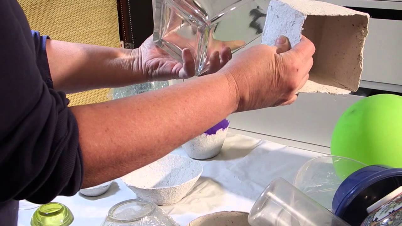 Making the Papier Maché Clay and Choosing a Mold - Part 2