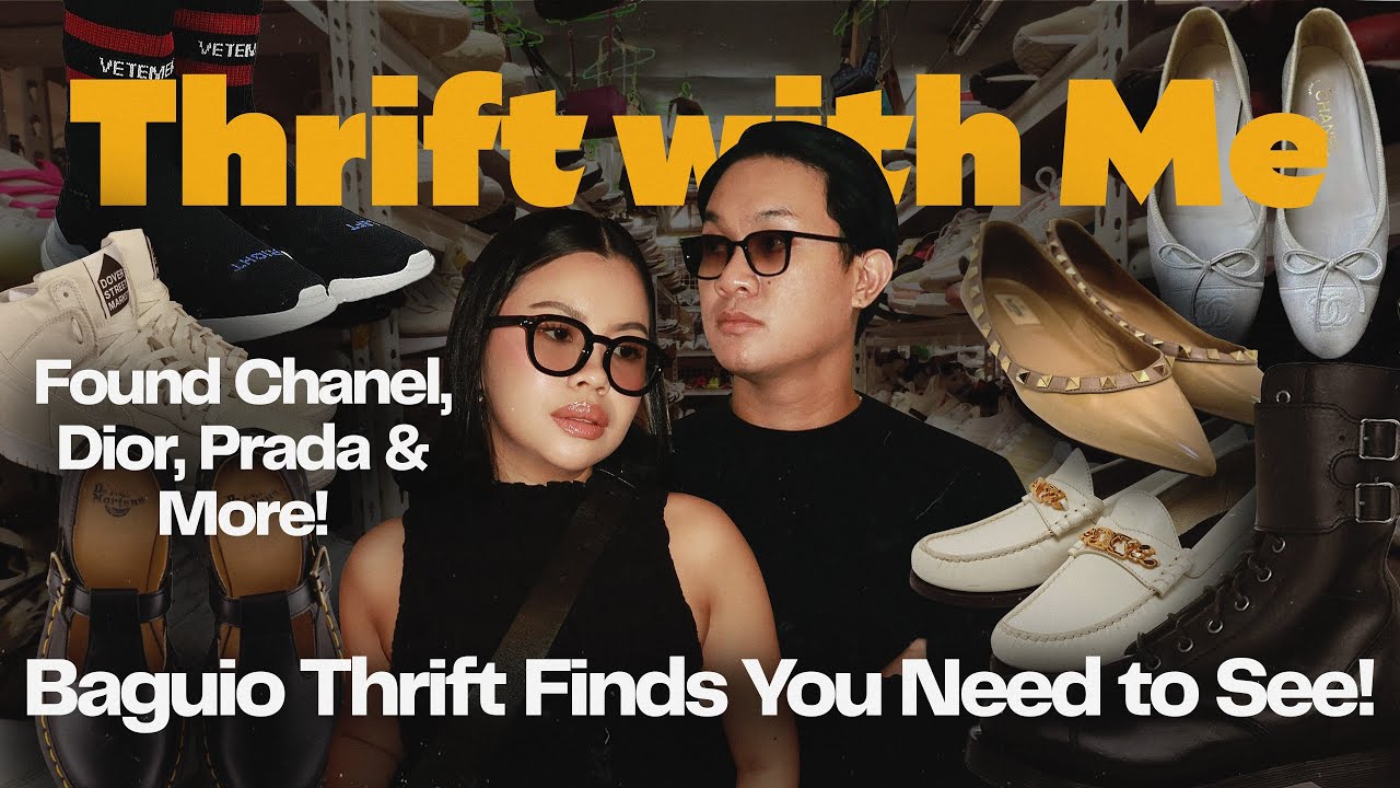 THRIFT WITH ME in Baguio 🇵🇭 Best Ukay-Ukay Stores for Designer Shoes | Chanel, Dior | The Sierra’s