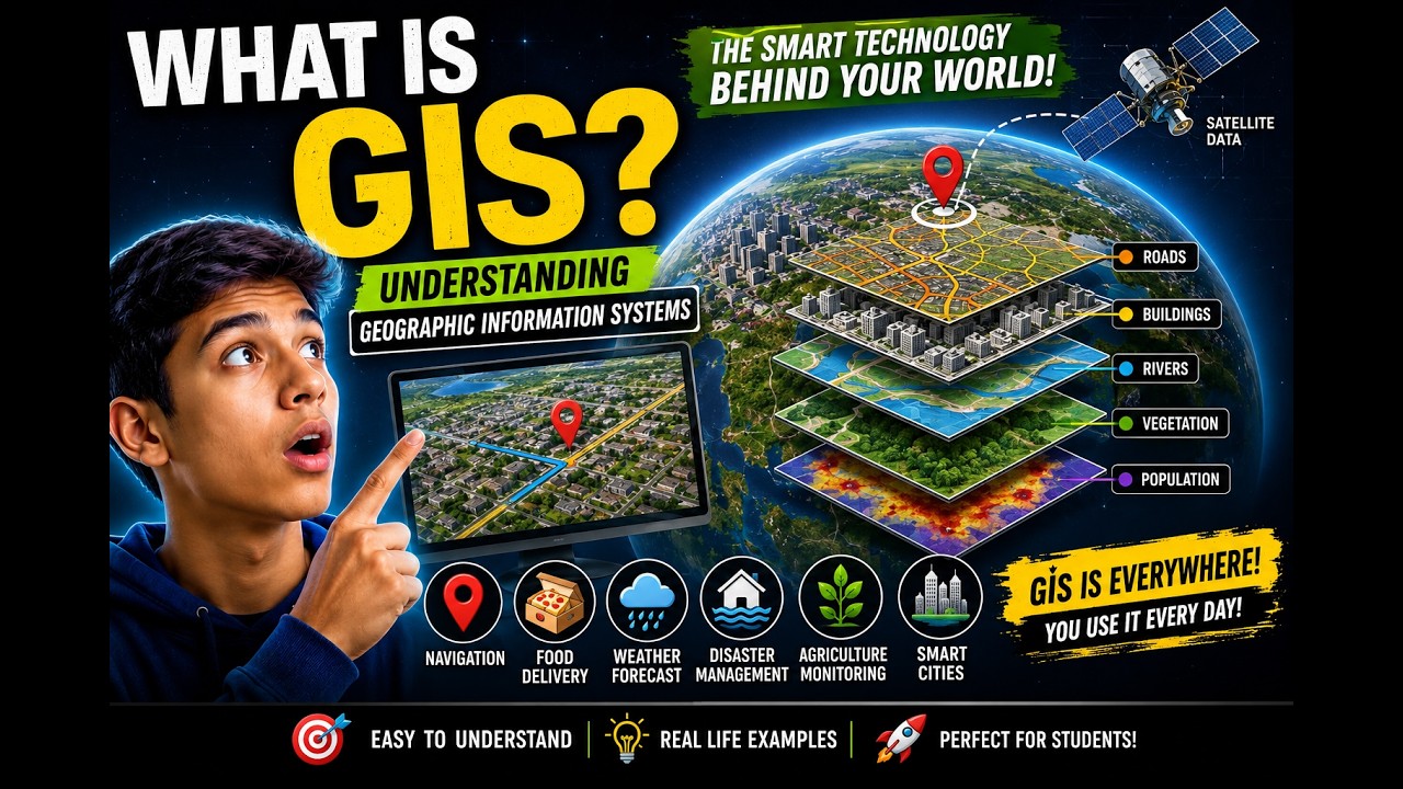 GIS Explained in 6 Minutes (You Use It Every Day Without Knowing!) #gis