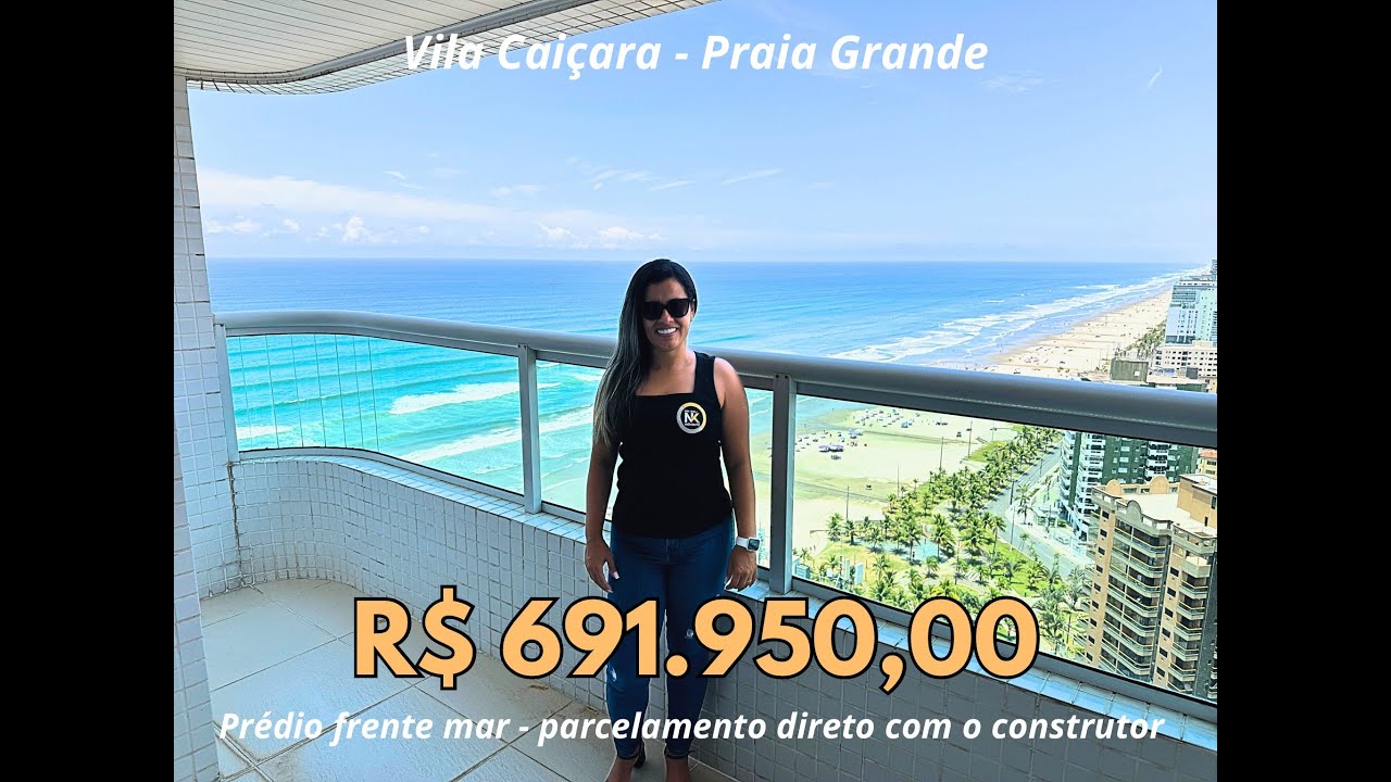 APARTAMENTO A BEIRA MAR ! VILA CAIÇARA - PRAIA GRANDE/SP - O LUGAR IDEAL PARA VOCÊ E SUA FAMILIA .