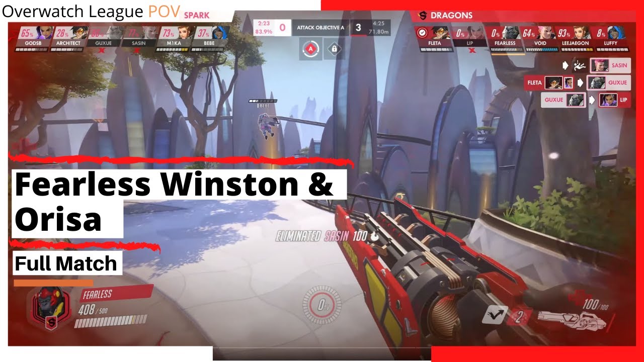 FEARLESS WINSTON & ORISA POV | Shanghai Dragons vs Hangzhou Spark | Full Match | CD Cup Final APAC