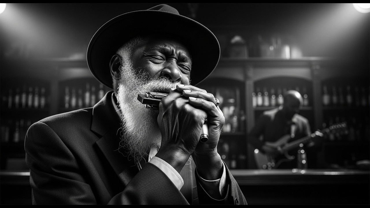 Smooth Late Night Blues Harmonica &ndash; Soulful Vintage Bar Atmosphere