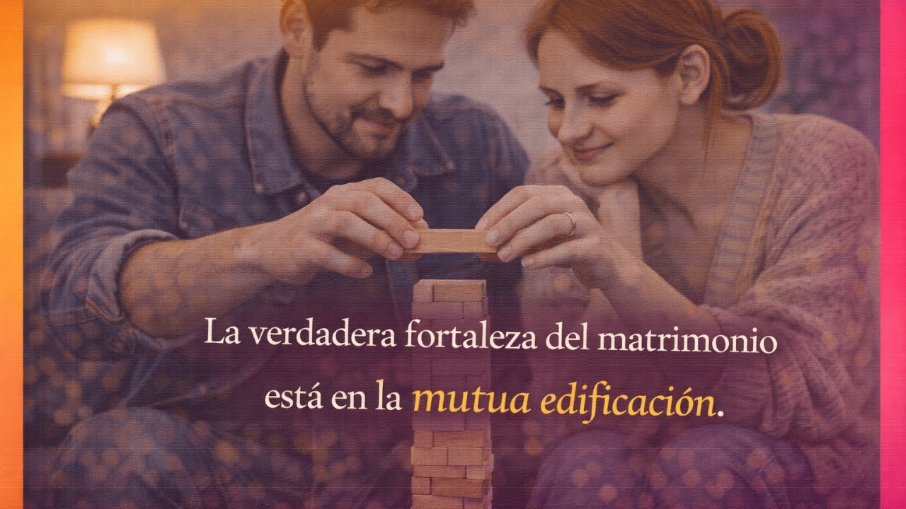 “La verdadera fortaleza del matrimonio está en la mutua edificación”