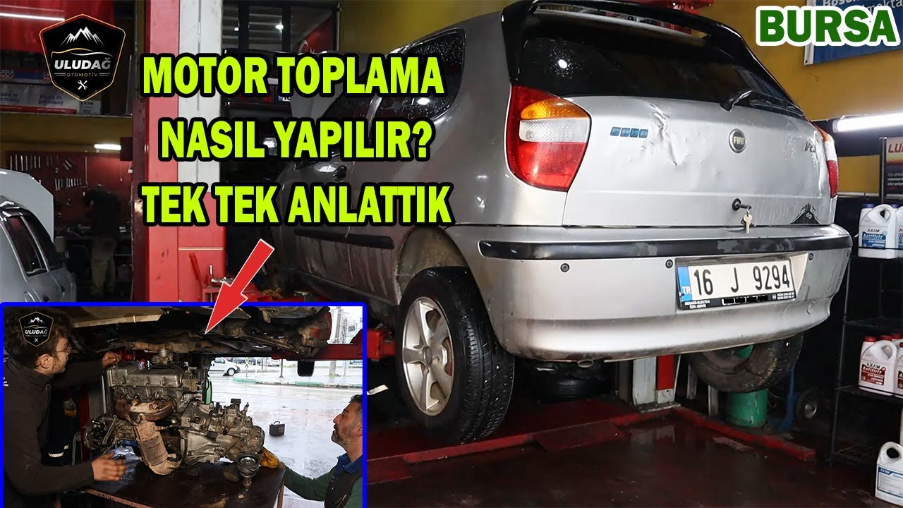 FİAT PALİO 1.2 8 VALF MOTOR REKTİFİYE (Contası Yanık Araba Yağ Yakıyor  Sıfır Motor Yaptık)