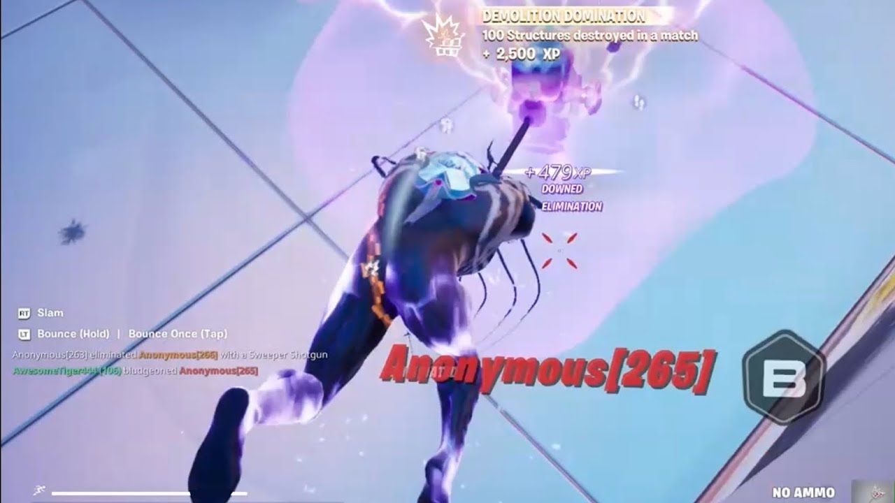 6 shockwave hammer eliminations in under 2 minutes