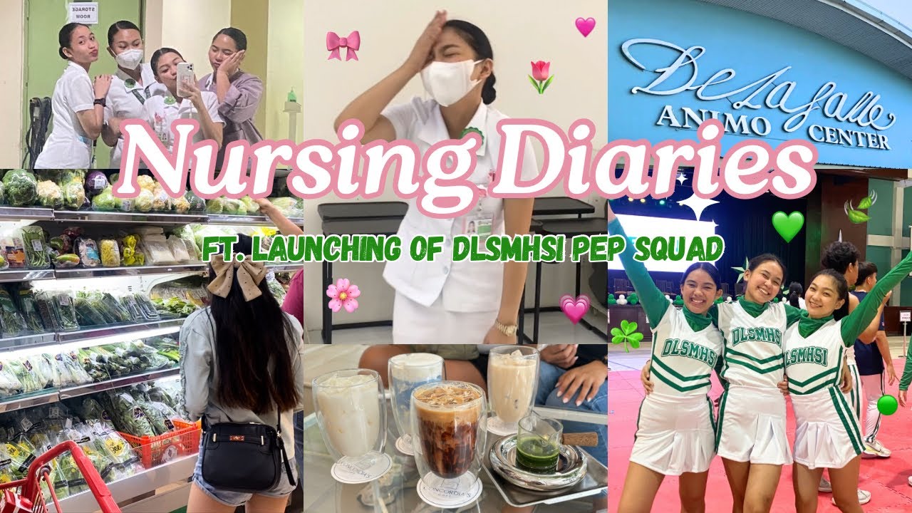A Week In A Life of A Nursing Student and A Cheerleader at DLSMHSI | Andrea Isabelle