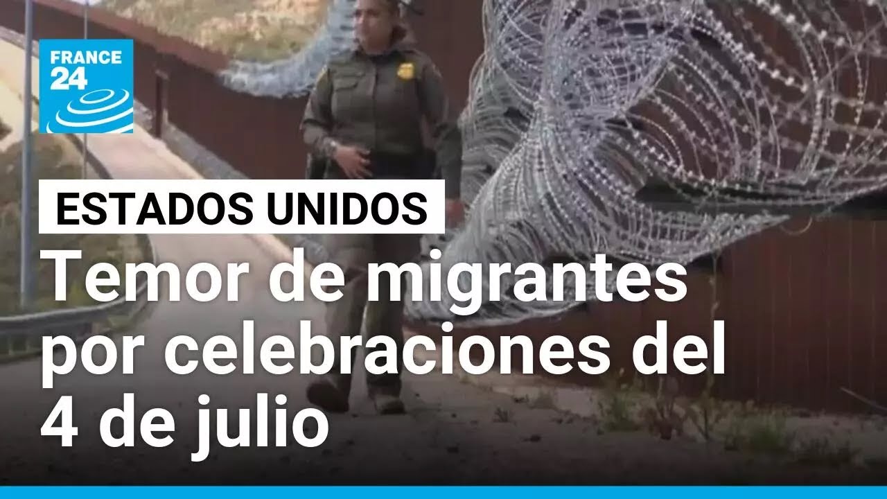 Migrantes indocumentados, entre el temor y las celebraciones del 4 de julio en EE. UU. &bull; FRANCE 24
