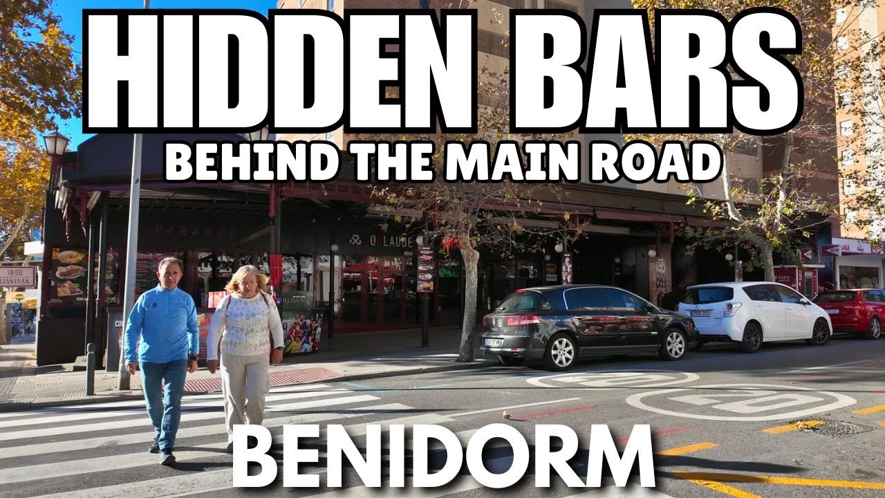 Benidorm: HIDDEN Bars Behind the Main Road! 🍺┃Coolaude, Buddies, Voices & More!