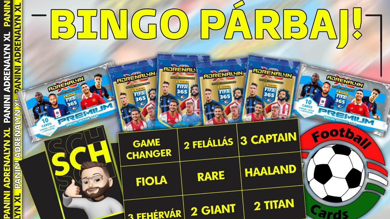 BINGO P&Aacute;RBAJ!✅ I SCH 🆚 FCH I Panini Adrenalyn XL FIFA 365 2023