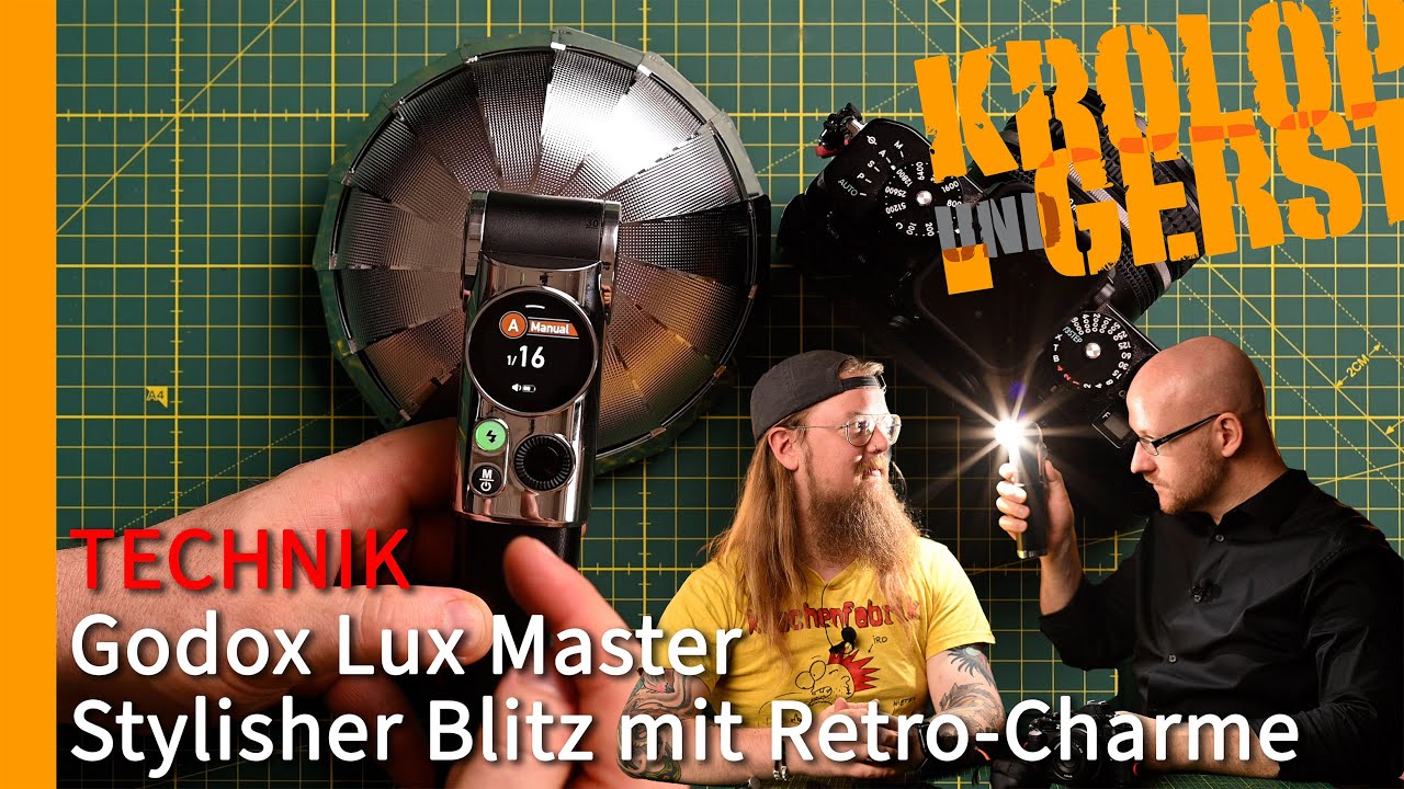 Godox Lux Master - Stylischer Blitz mit Retro-Charme 📷 Krolop&Gerst
