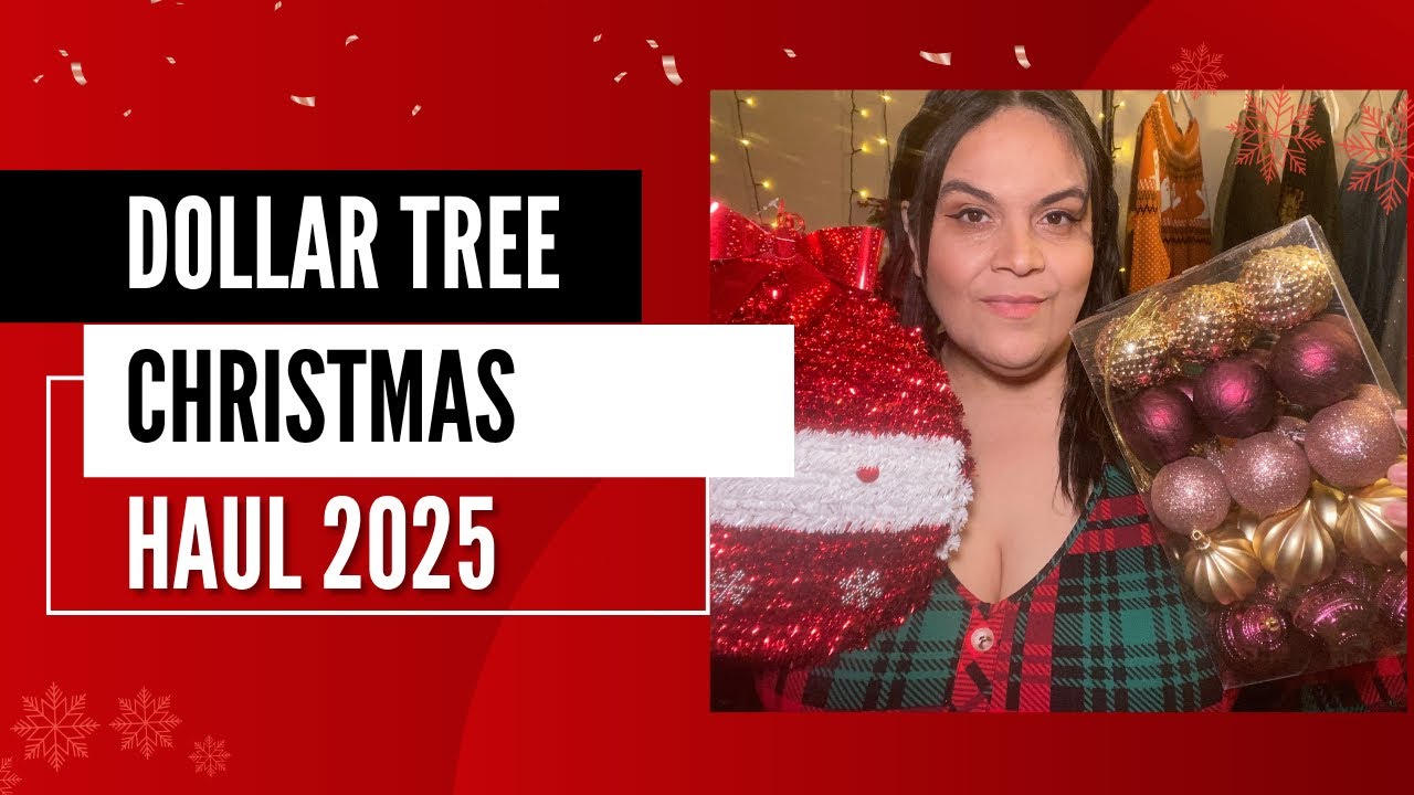 Рождественский набор Dollar Tree 2025 | Мои любимые праздничные находки 🎄🎅🎁