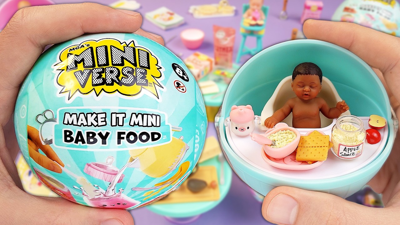 Открытие и приготовление детского питания MiniVerse
