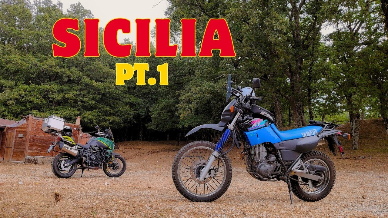 Scopro la SICILIA con l'XT 600, che STRADE !!