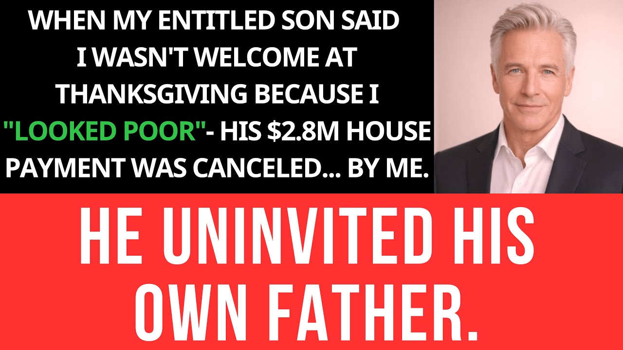 When My Entitled Son Uninvited Me from Thanksgiving Because I 