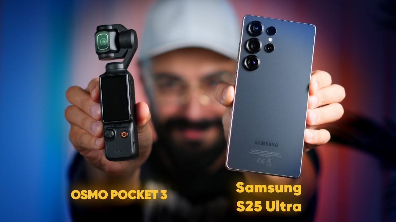 Samsung Galaxy S25 Ultra против DJI OSMO Pocket 3