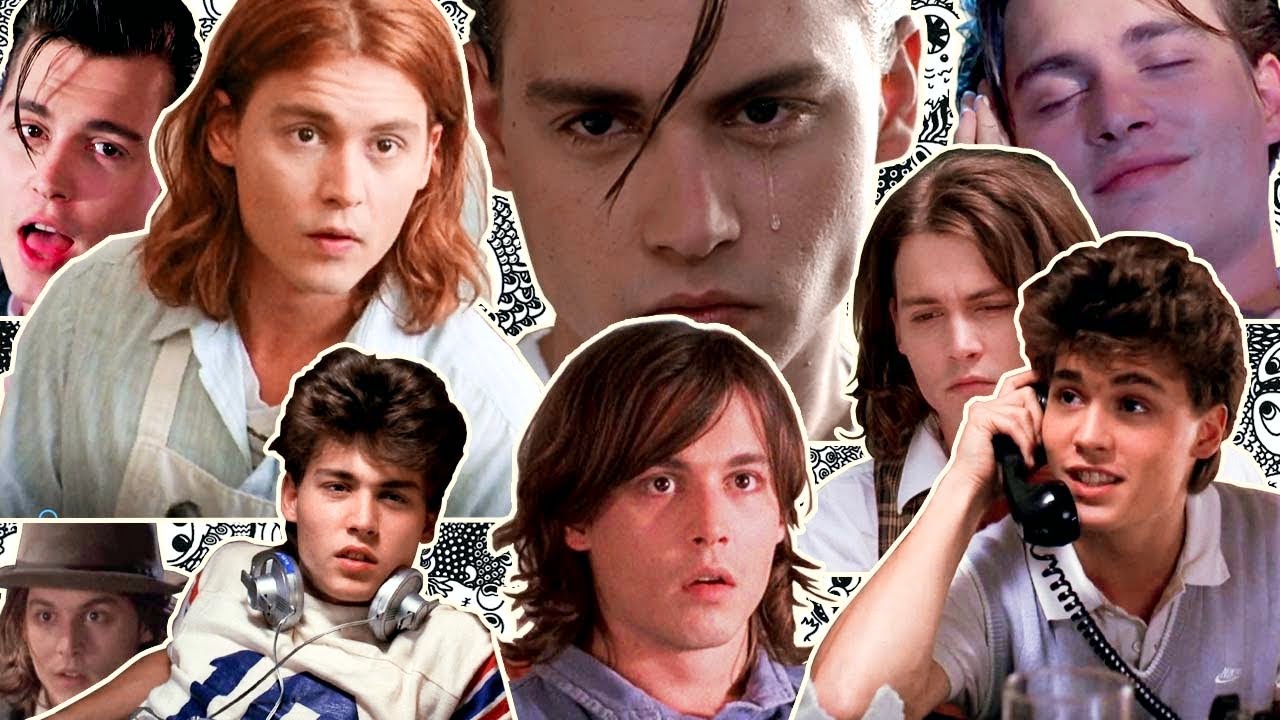 Young Johnny Depp being an absolute gorgeous in his movie scenes