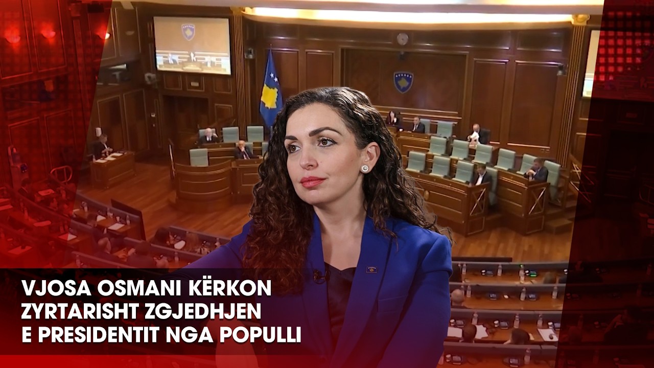 Vjosa Osmani kërkon zyrtarisht zgjedhjen e presidentit nga populli