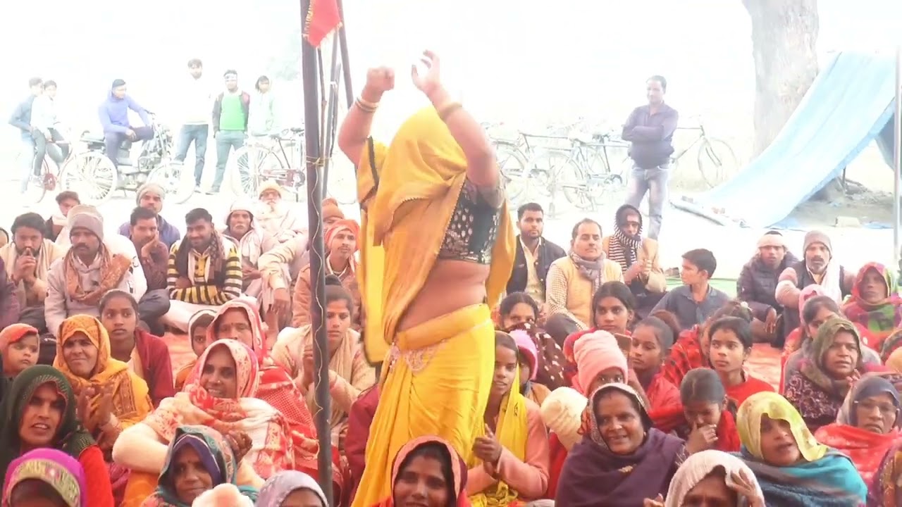कान्हा ने बजाई बीन रात के तीन बजे ✓गायक नीतू शास्त्री ग्राम सरैया पीली साड़ी वाली भाभी ने किया डांस