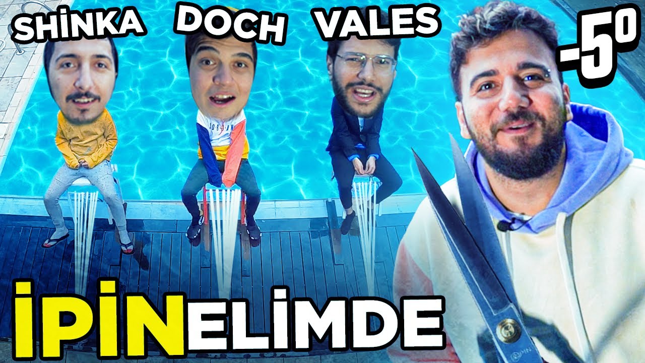 (ÖZEL BÖLÜM) -5 DERECEDE İPİN ELİMDE! HAVUZA SON DÜŞEN KAZANIR! @DochYT @Vales @evrimshinka