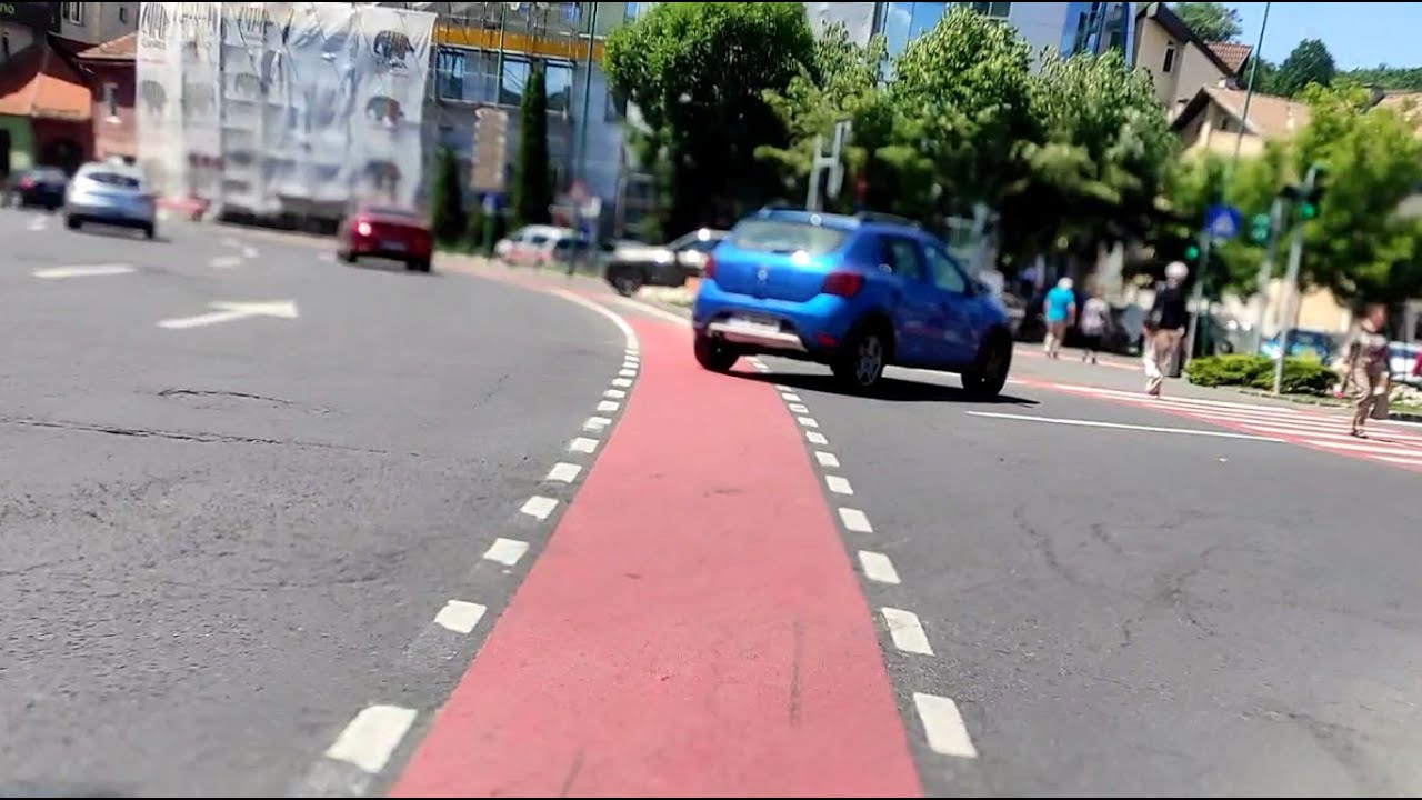 VIDEO | Cu bicicleta în Brașov, orașul mașinilor, P4 - Kogălniceanu, Iuliu Maniu, Iorga