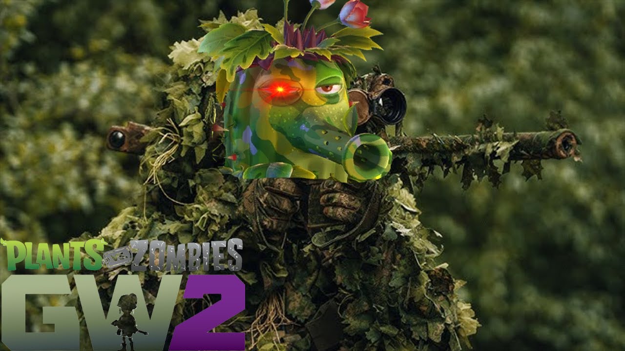 Camo cactus is a Menace (PVZ GW2)