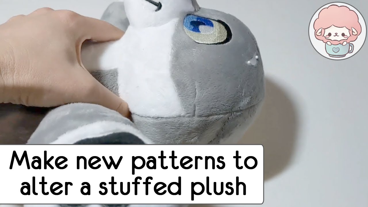 How to make plush: Draft new patterns for a stuffed plushie