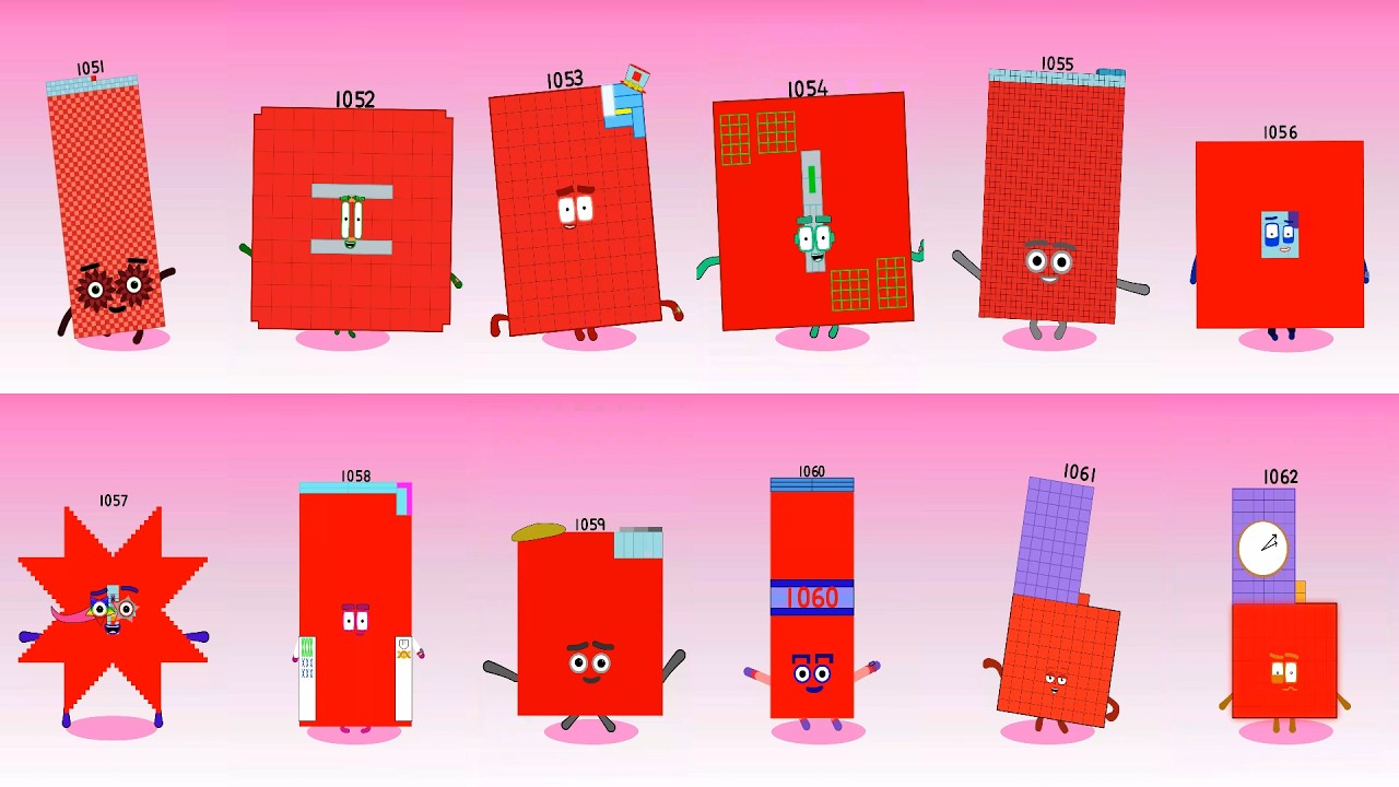 Персонажи Sprunki из серии Numberblocks с 1051 по 1062 | Подборка Incredibox #sprunki #incredibox...