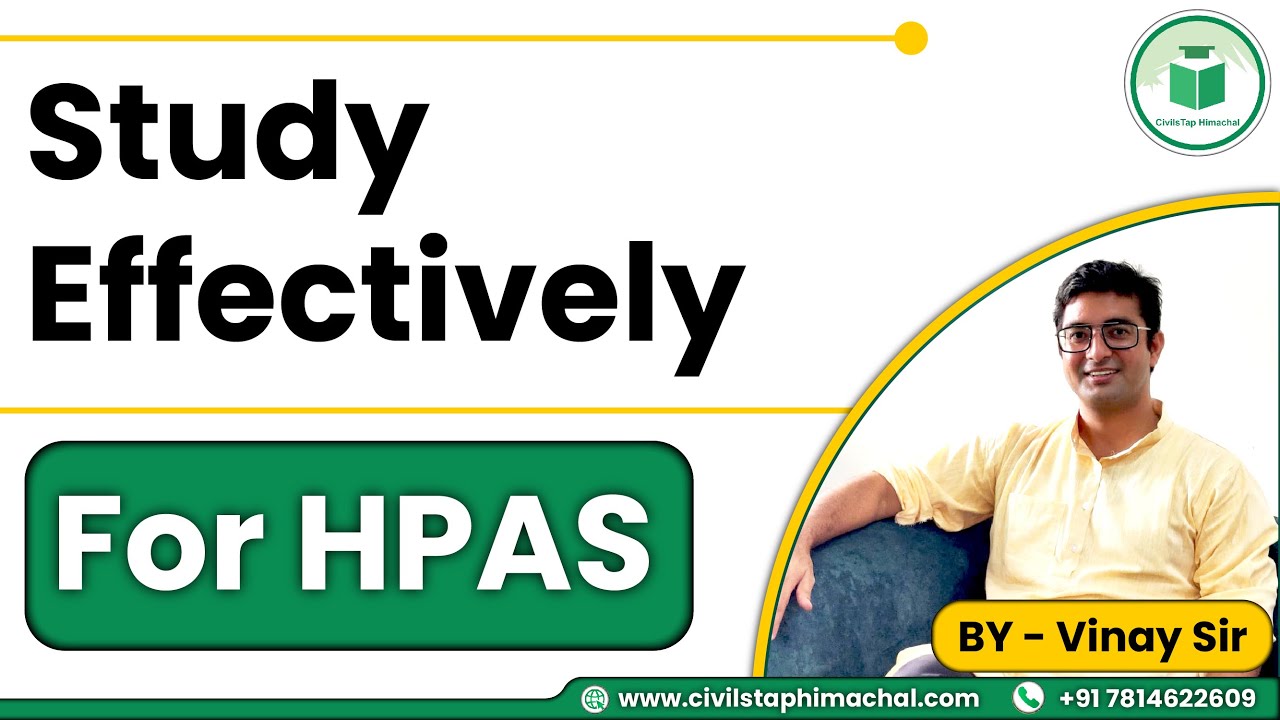 How to Study Effectively for HPAS | Crack Exam in first attempt | Himachal Pradesh Administrative