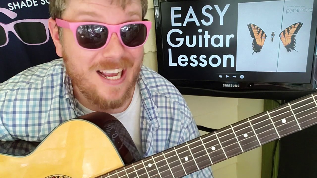 Misguided Ghosts - Paramore // easy guitar tutorial / PATREON REQUEST