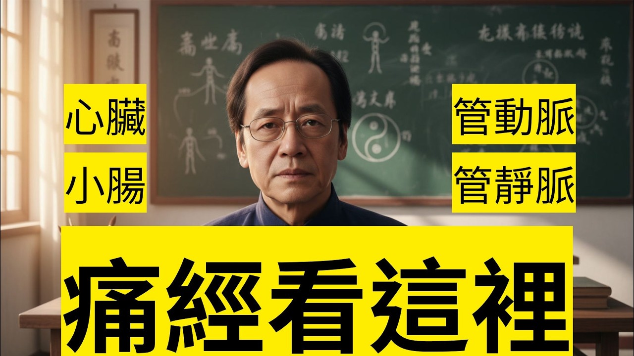 『痛經是因為空虛寂寞冷，太寒了』倪海廈老師 中醫教學影片 / 原汁原味原版無後期編輯無AI。