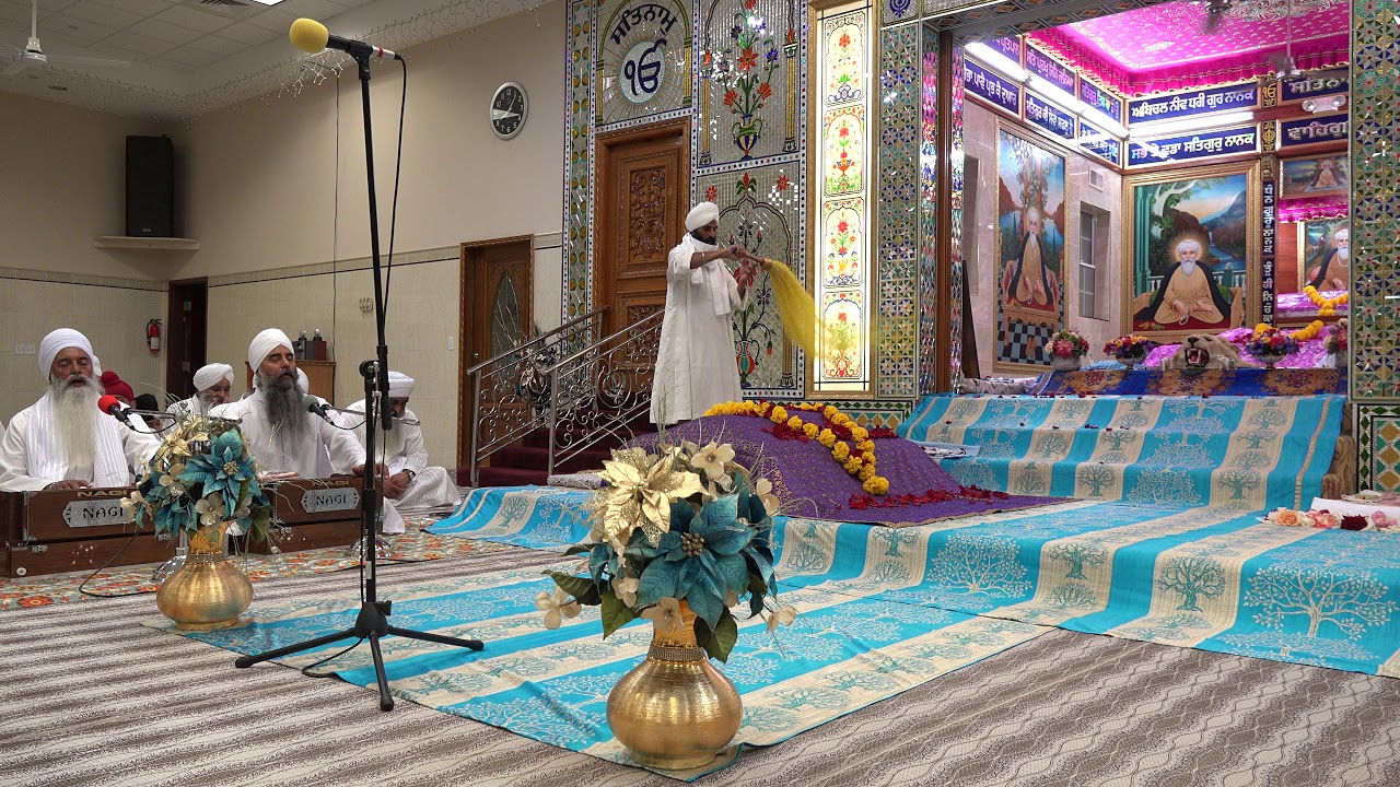 4K| Aarti Pooranmashi at Gurdwara Nanaksar Fresno 10-13-2019