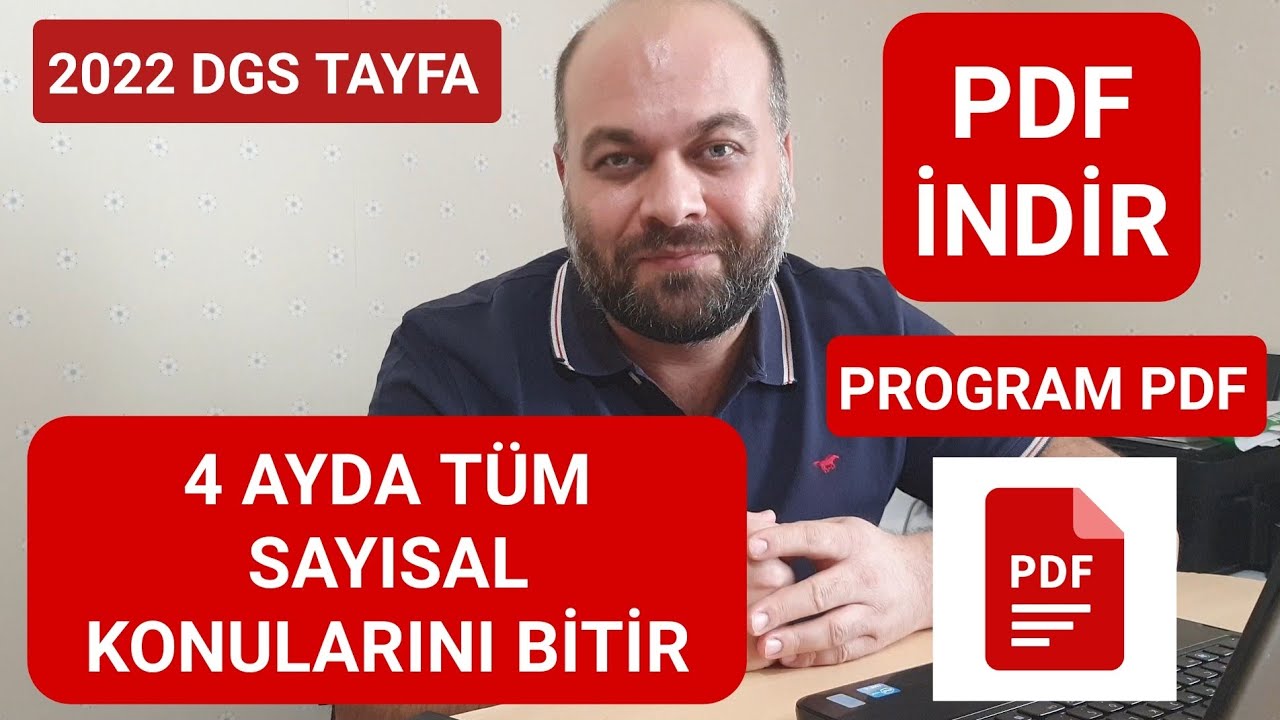 4 Ayda Dgs Sayısal Konularını Bitir