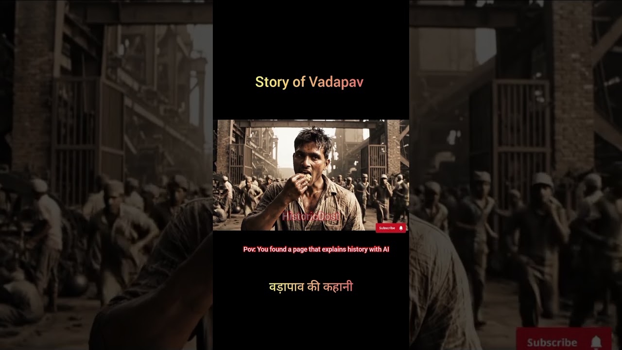 “Vada Pav: Born From 30-Minute Lunch Breaks | Mumbai’s Survival Food”