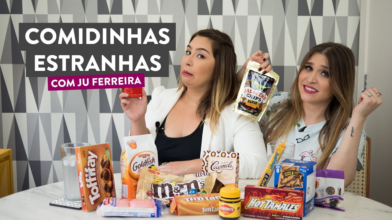 Experimentando comidinhas diferentes com Ju Ferreira - Por Lu Ferreira - Chata de Galocha