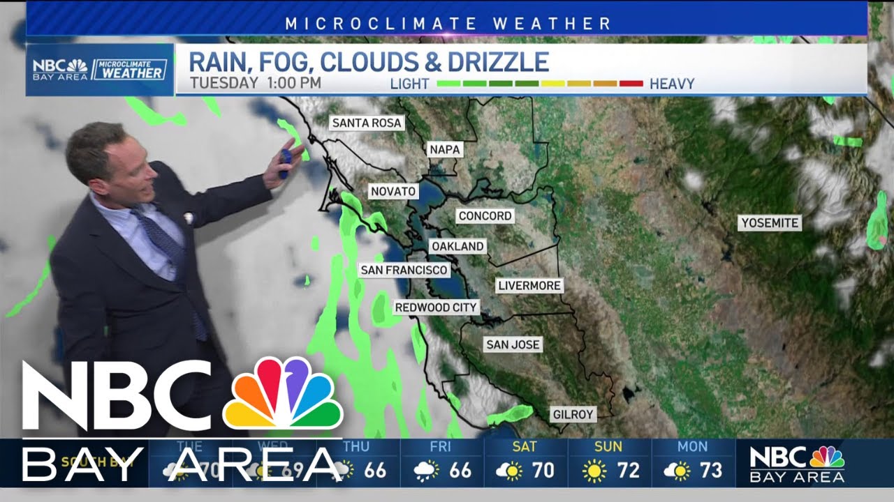 Bay Area forecast: Cooler shower chances ahead