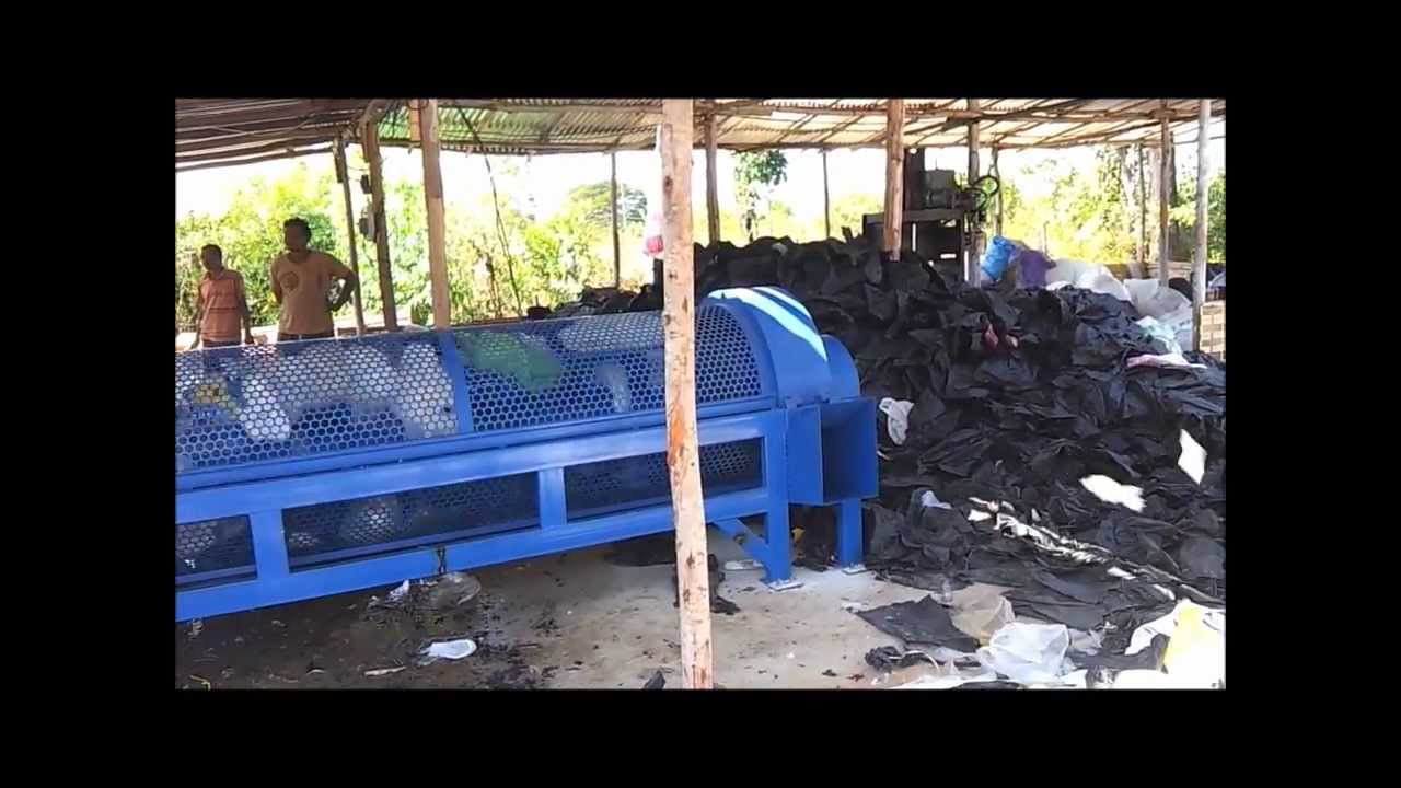 รับผลิตเครื่องล้างถุงพลาสติก