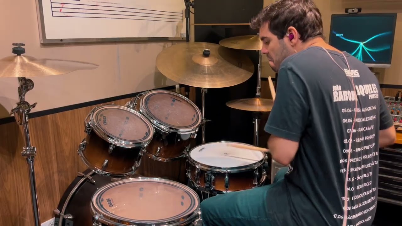 Gabriel Coelho: DRUM CAM - (I Just) Died In Your Arms | Cutting Crew (COVER)