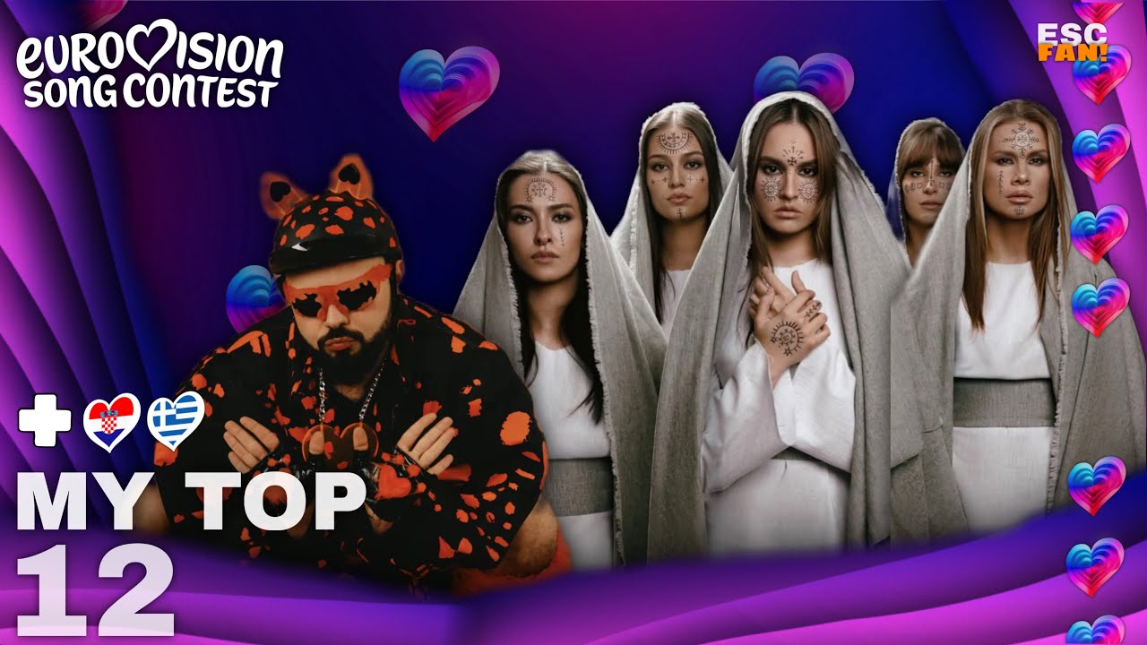 EUROVISION: 2026 | MY TOP 12! (NEW: 🇬🇷🇭🇷)